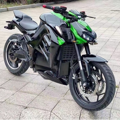 Motociclette elettriche CEE a caldo 72V 3000W con motore a spazzola e pneumatico anteriore 110/70-17