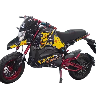 Velocità massima 61 80km/h 2000w 72v Alta velocità Motocicletta elettrica per adulti a lungo raggio