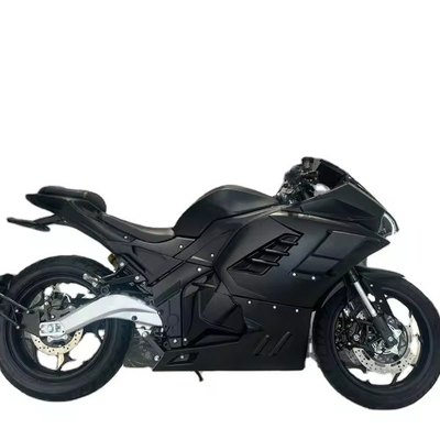 Potente 72V 3000W Motore centrale batteria al litio Motocicletta da corsa elettrica con pneumatici da 12 pollici