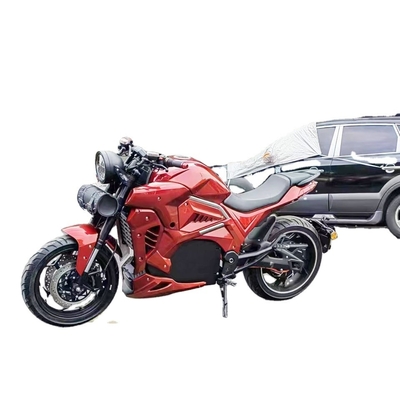 Motocicletta elettrica da corsa a misura 72v 3000W 5000W con freno a disco e raffreddamento ad acqua