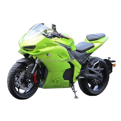 Motocicletta elettrica a motore medio con pneumatici da 17 pollici e configurazione di fine autonomia da 80 a 120 km