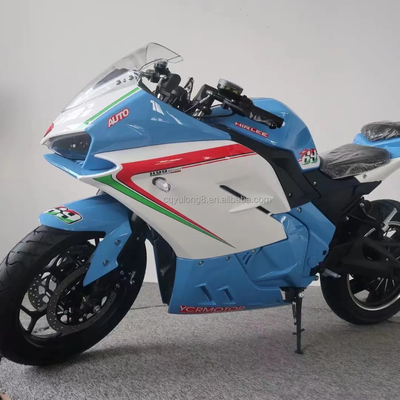Motociclette da corsa Motore a corrente continua senza spazzole da 5000W 72V con freno idraulico