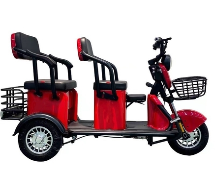 500W Veicolo elettrico per passeggeri Triciclo anziano con capacità e energia di 15-20°