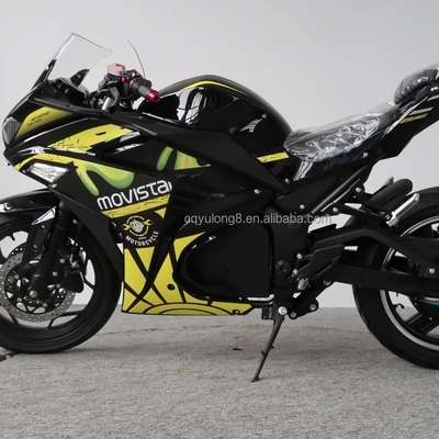 Motocicletta elettrica da 3000W con batteria al litio e freno a disco