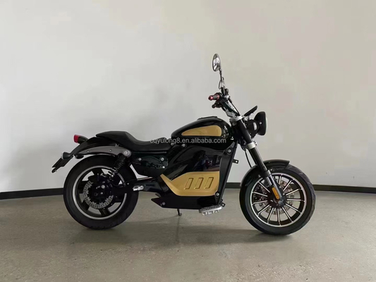 Off Road Electric Bike Motocicletta elettrica retro 5000W con freno a disco e pneumatica da 10 pollici