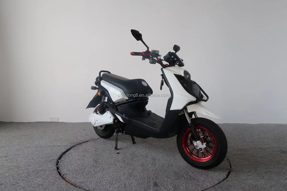 300W 500W 800W DC Brushless Motor Motocicletta elettrica con freno a disco e pneumatico da 10 pollici