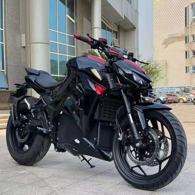Motociclette elettriche CEE a caldo 72V 3000W con motore a spazzola e pneumatico anteriore 110/70-17