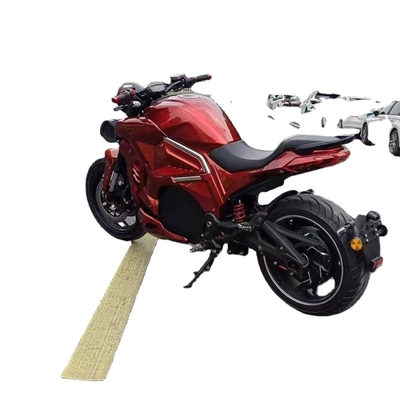 Motocicletta elettrica da corsa a misura 72v 3000W 5000W con freno a disco e raffreddamento ad acqua