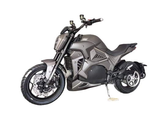 Motocicletta elettrica da corsa a misura 72v 3000W 5000W con freno a disco e raffreddamento ad acqua
