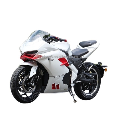 Motocicletta elettrica a motore medio con pneumatici da 17 pollici e configurazione di fine autonomia da 80 a 120 km