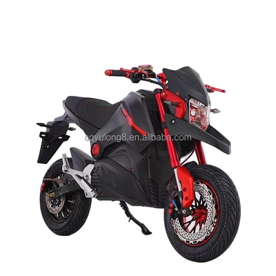 Motore a spazzola azionato elettricamente Motocicletta ad alta velocità per adulti 2000w con motore elettrico