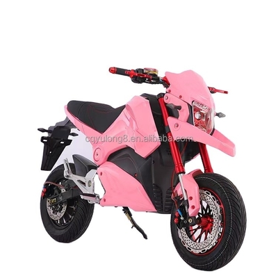 Motore a spazzola azionato elettricamente Motocicletta ad alta velocità per adulti 2000w con motore elettrico
