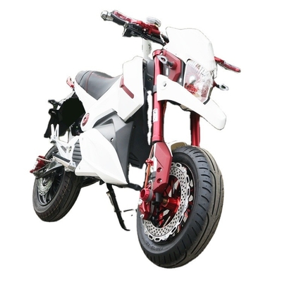Motore a spazzola azionato elettricamente Motocicletta ad alta velocità per adulti 2000w con motore elettrico