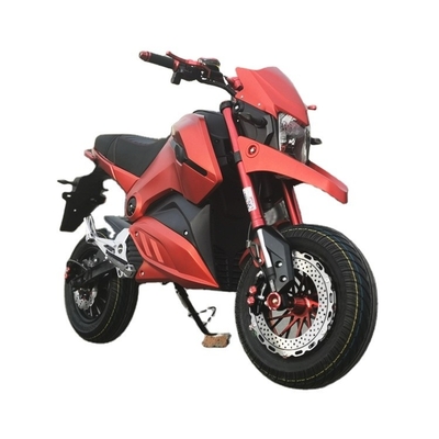 Motore a spazzola azionato elettricamente Motocicletta ad alta velocità per adulti 2000w con motore elettrico